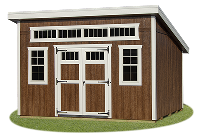 Custom Lean To Style Building built by Pine Creek Structures