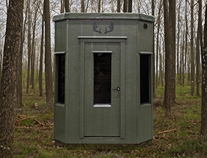 6x6 High Rise Hunting Blind Ground Blind From Pine Creek Structures