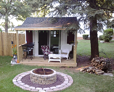 Custom structure built by Pine Creek Structures