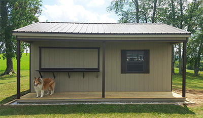 Custom structure built by Pine Creek Structures