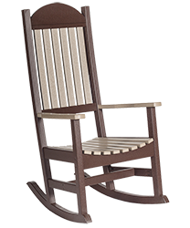 Pine Creek Structures Outdoor Patio Furniture - Poly Plantation Rocker