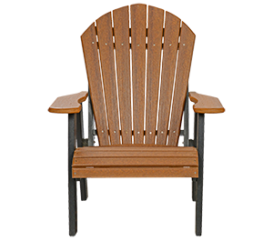 Pine Creek Structures Outdoor Patio Furniture - Poly Fanback Chair