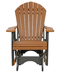 Pine Creek Structures Outdoor Patio Furniture - 2' Poly Fanback Glider