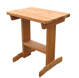 Pine Creek Structures Outdoor Patio Furniture - wood grill table