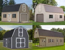 Two Story Garages or Sheds Available