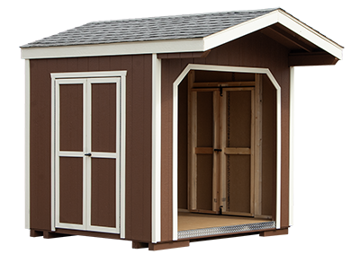 Custom 8 x 8 Peak LP Vendor Building from Pine Creek Structures