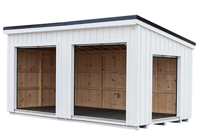 Custom 9 x 18 Lean To Board N Batten Vendor Building from Pine Creek Structures