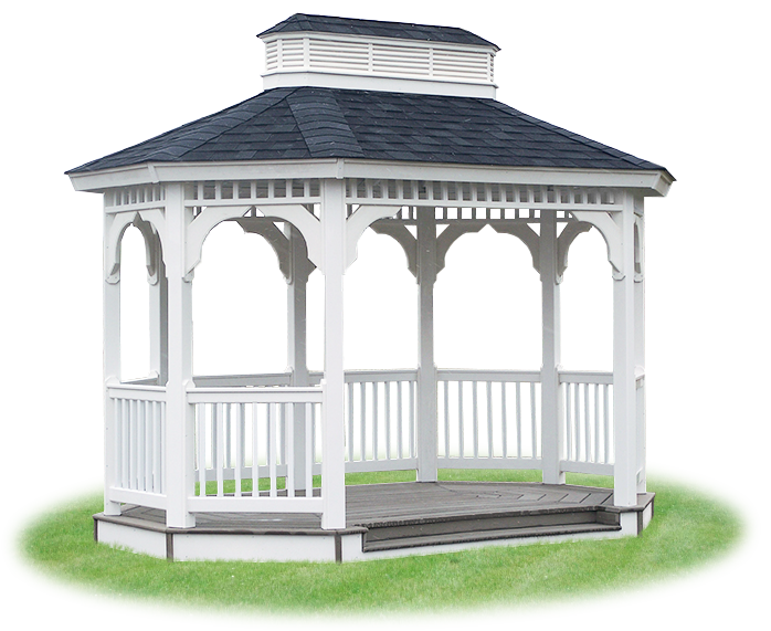 vinyl octagon gazebo
