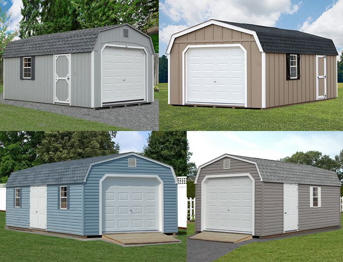 Custom Order A Dutch Style Garage from Pine Creek Structures of Zelienople