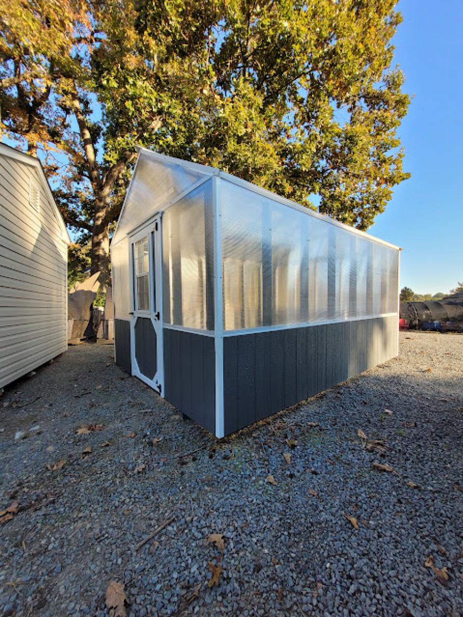 10x14 Screened Greenhouse - Pine Creek Structures