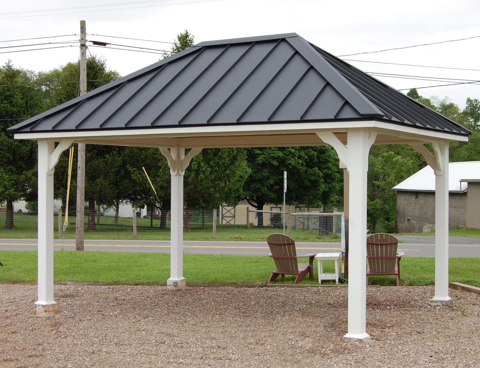 12x16 Custom Pavilion Pine Creek Structures   Dsc 8017 