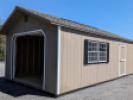 14x24 Single Car Garage in PC Clay LP SmartSiding 