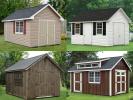 Custom Order A Cape Cod Storage Shed from Pine Creek Structures of Zelienople