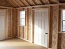 10x14 Cape Cod Storage Shed Interior