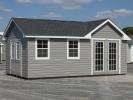 14x20 Custom Victorian Deluxe Style Storage Shed with Vinyl Siding From Pine Creek Structures